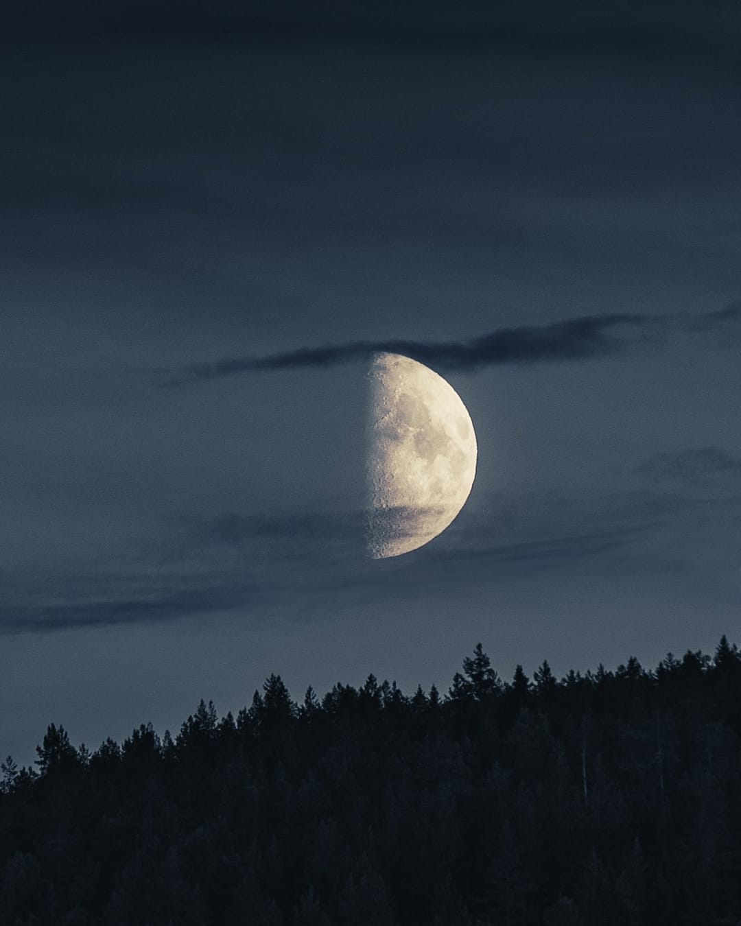 Low light across a darkened landscape and sky, catalog number 19, from The Quiet Dark collection