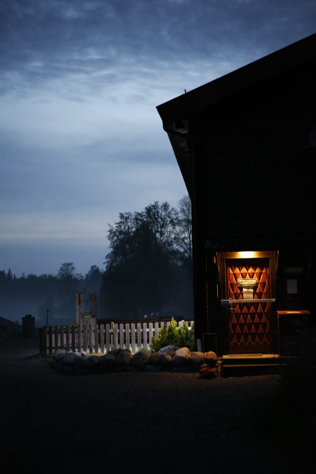 Low light across a darkened landscape and sky, catalog number 52, from The Quiet Dark collection