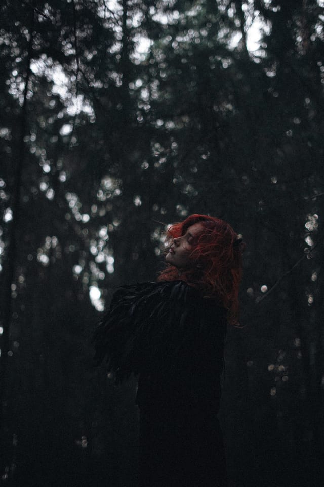 A portrait held against the day's last colour and gathering darkness, catalog number 37, from the Twilight Portraits series