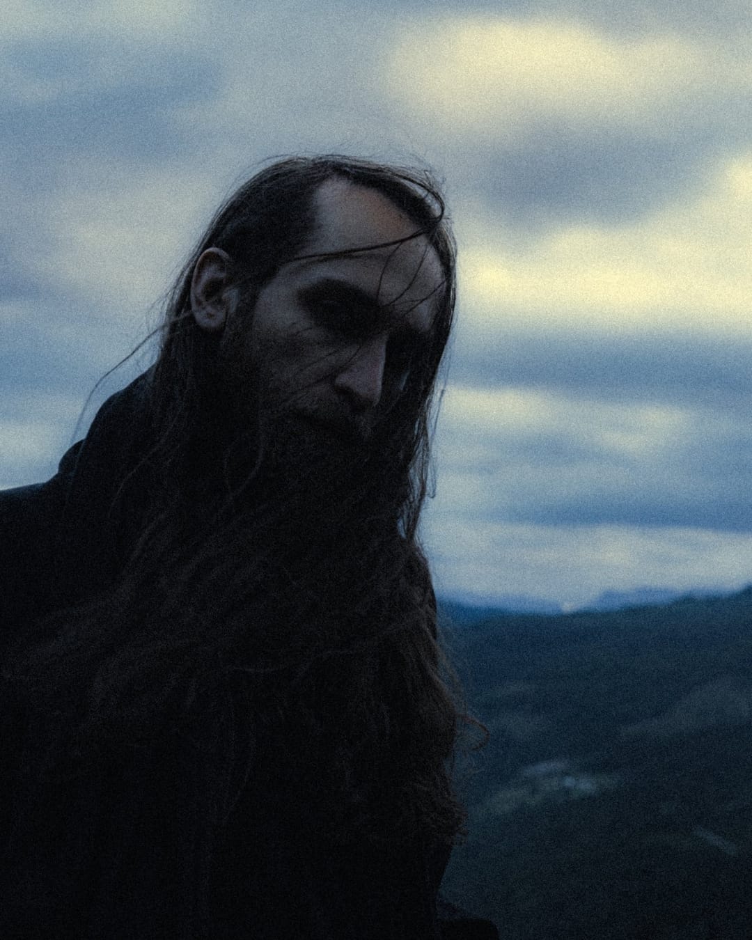 A portrait held against the day's last colour and gathering darkness, catalog number 38, from the Twilight Portraits series