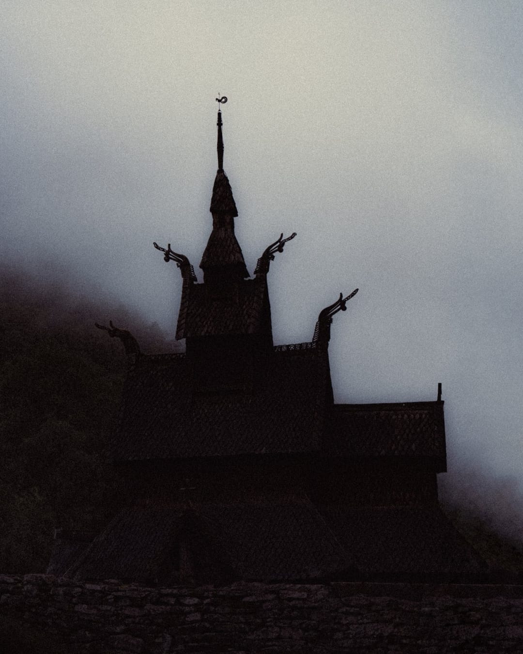 Timber architecture, ornament and changing light at a stave church, catalog number 11, from the Stave Churches collection