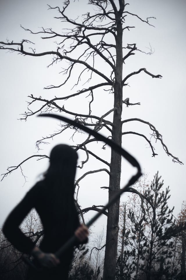 A human figure held in landscape, water or shadow, catalog number 40, from the Silent Figures collection