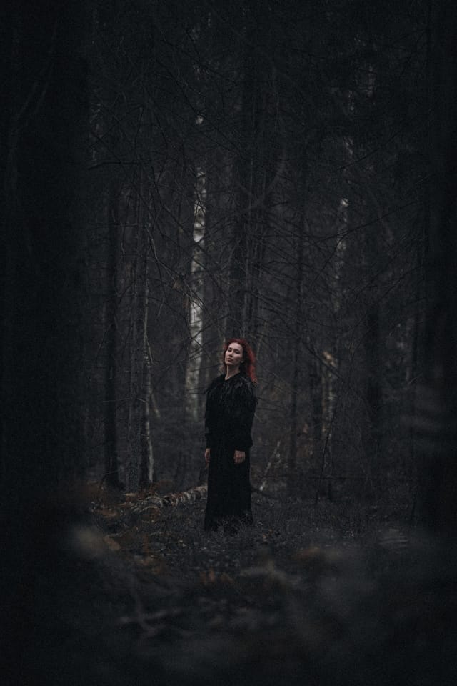 A portrait held against the day's last colour and gathering darkness, catalog number 59, from the Twilight Portraits series