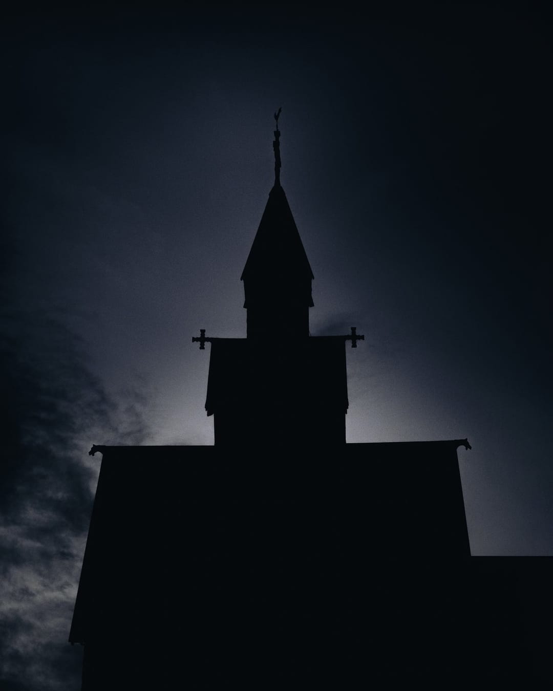 Timber architecture, ornament and changing light at a stave church, catalog number 5, from the Stave Churches collection