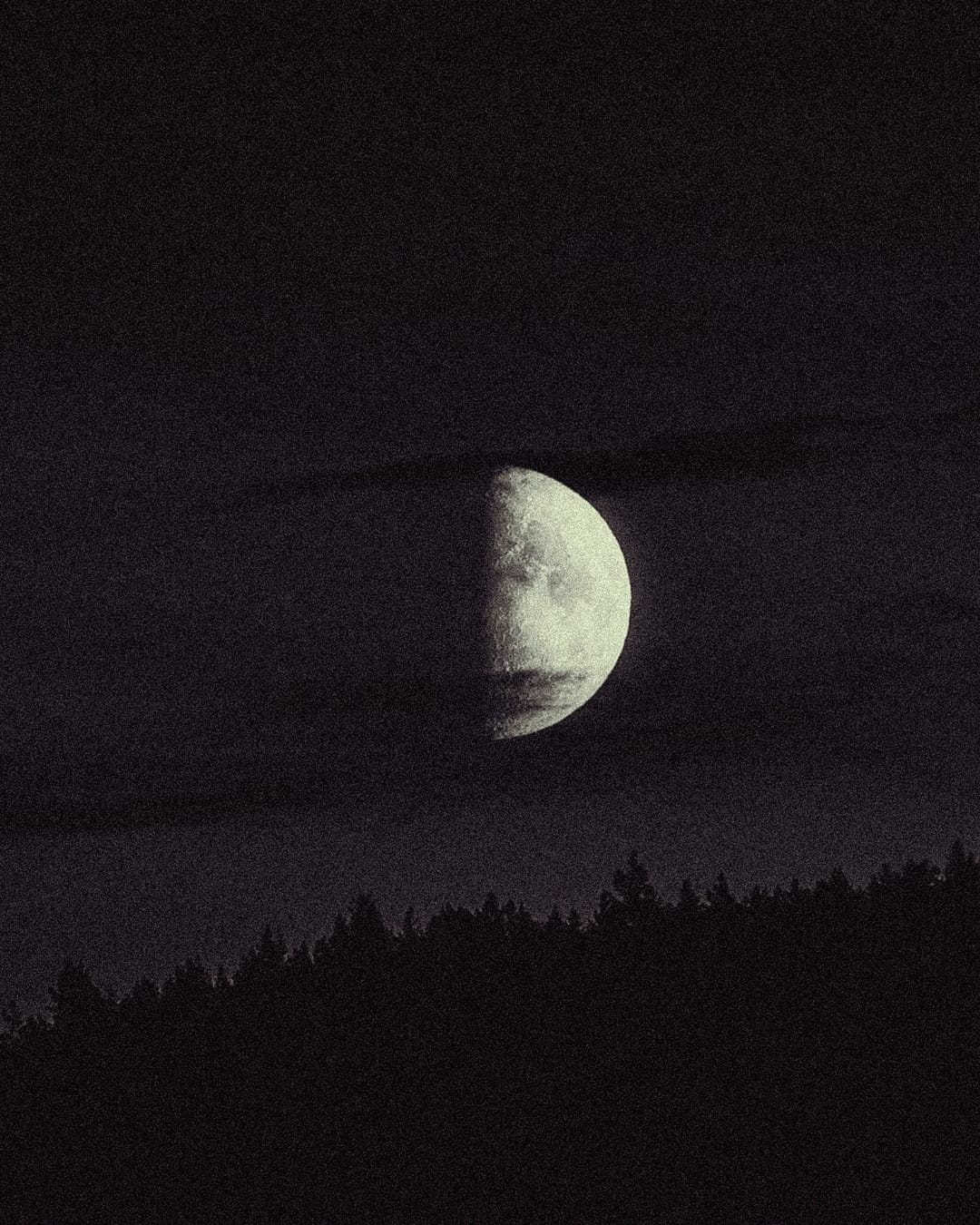 Low light across a darkened landscape and sky, catalog number 24, from The Quiet Dark collection