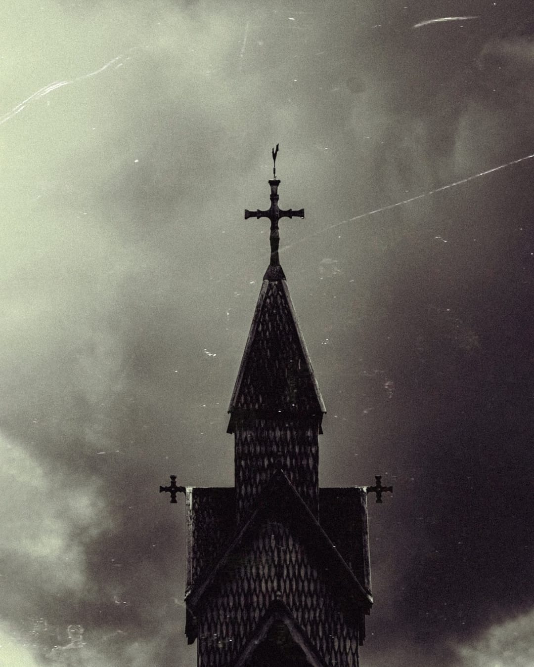 Timber architecture, ornament and changing light at a stave church, catalog number 10, from the Stave Churches collection