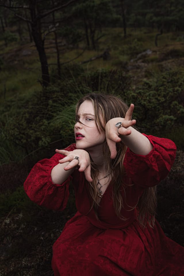 Fashion and jewellery photograph 21 from Sebastian Nordanvind's The Dark Maiden & Taxil Hoax series