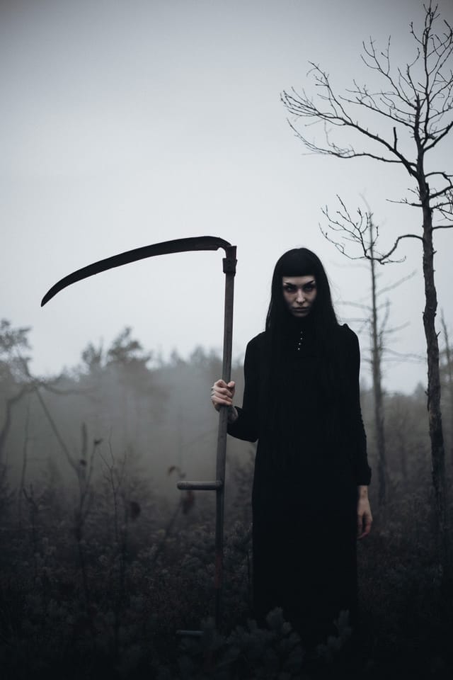 Selected work 14 from Sebastian Nordanvind's Forest of Mourning series