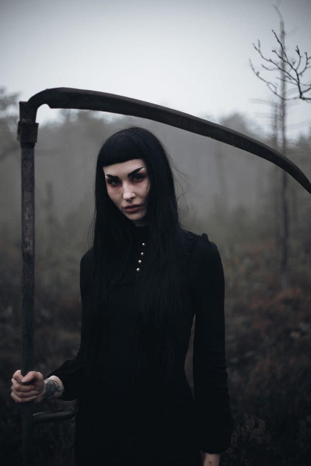 Selected work 12 from Sebastian Nordanvind's Forest of Mourning series